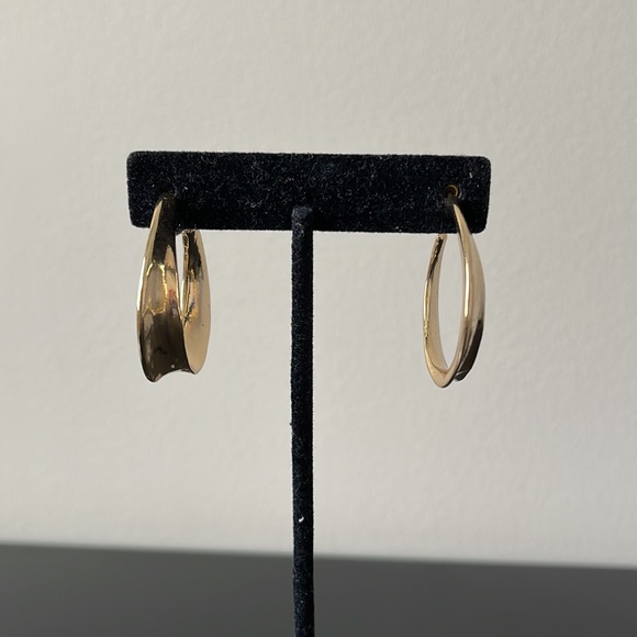 Open Hoop Earrings - Picture 2 of 5
